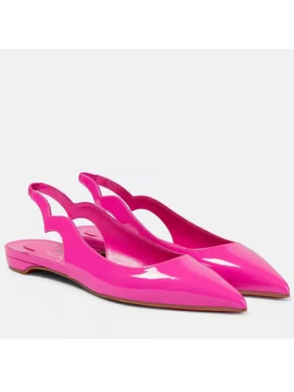 Christian Louboutin Hot Chickita Slingback Flat in 42